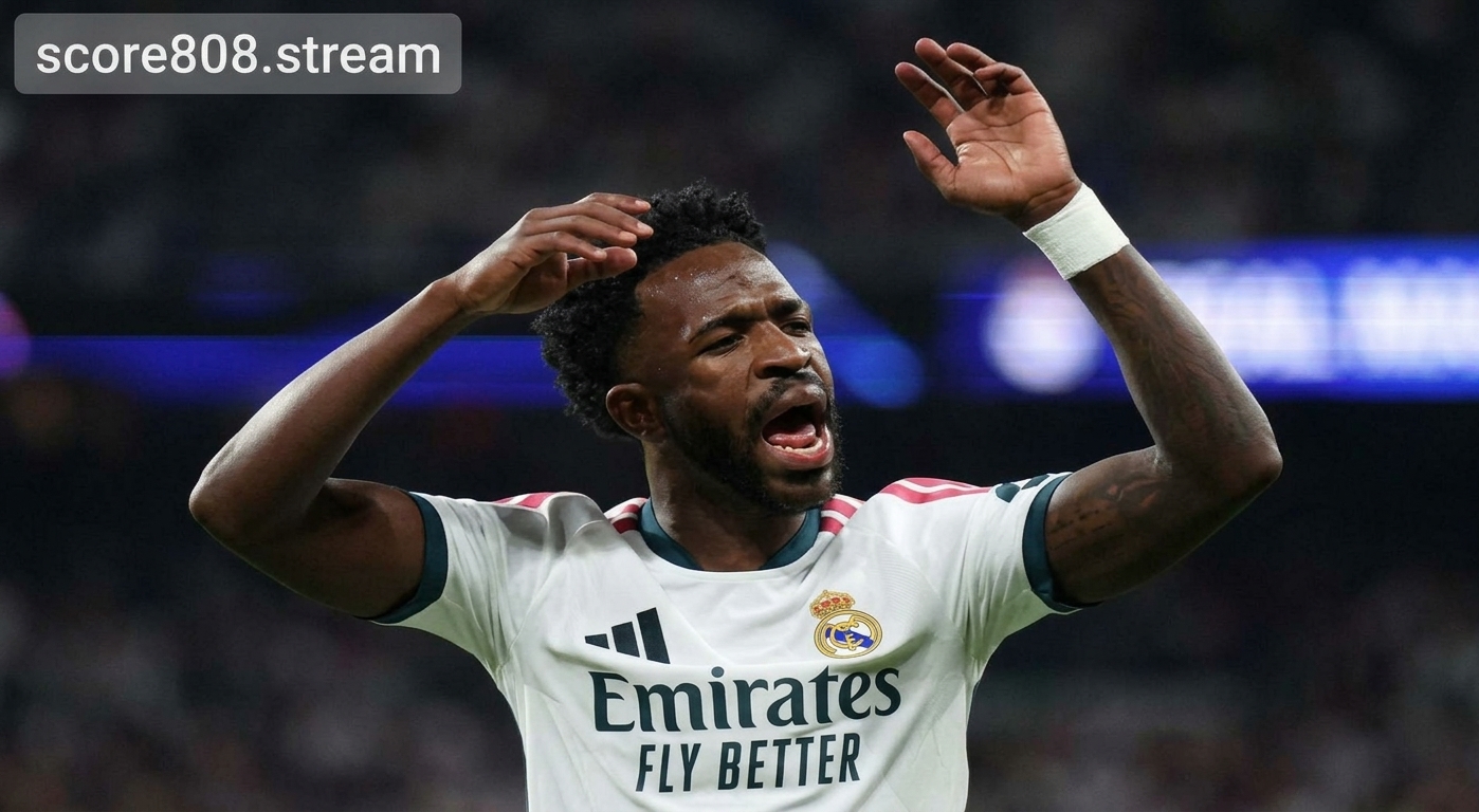 Vinicius Jr Risks Missing El Clasico After Red Card