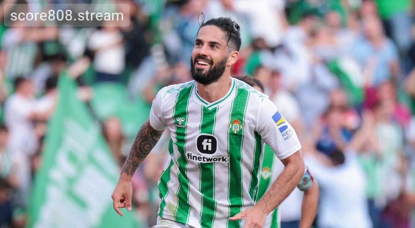Isco Brace Fires Real Betis Above Real Madrid
