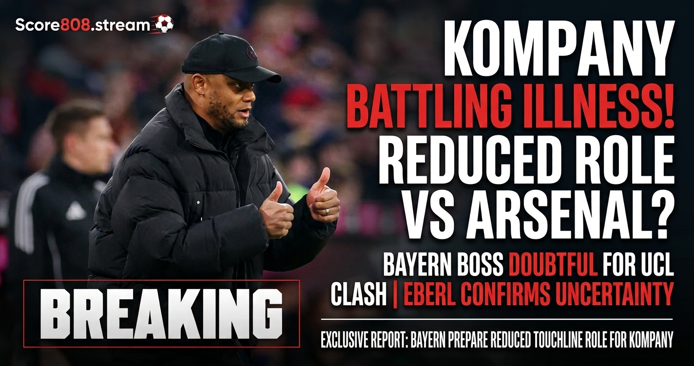 Vincent Kompany Illness Clouds Arsenal Clash