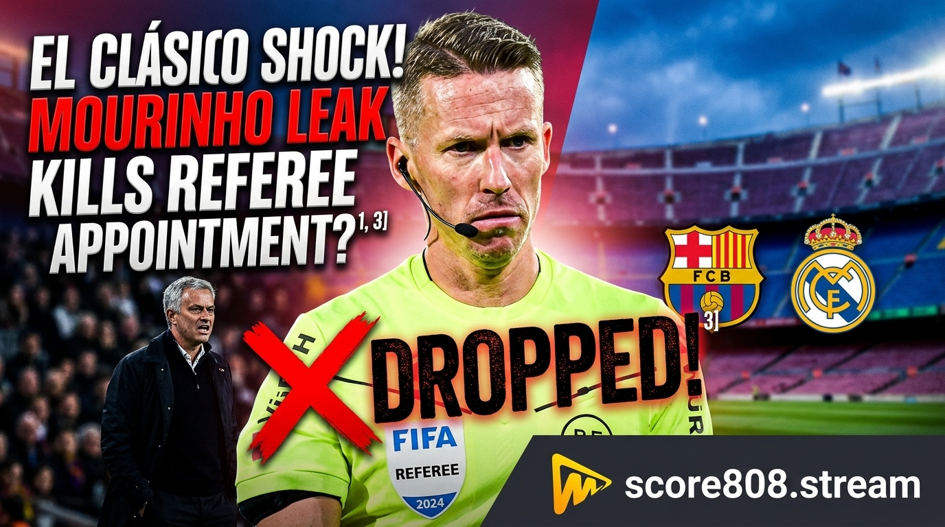 Hernández Hernández Dropped as El Clásico Referee