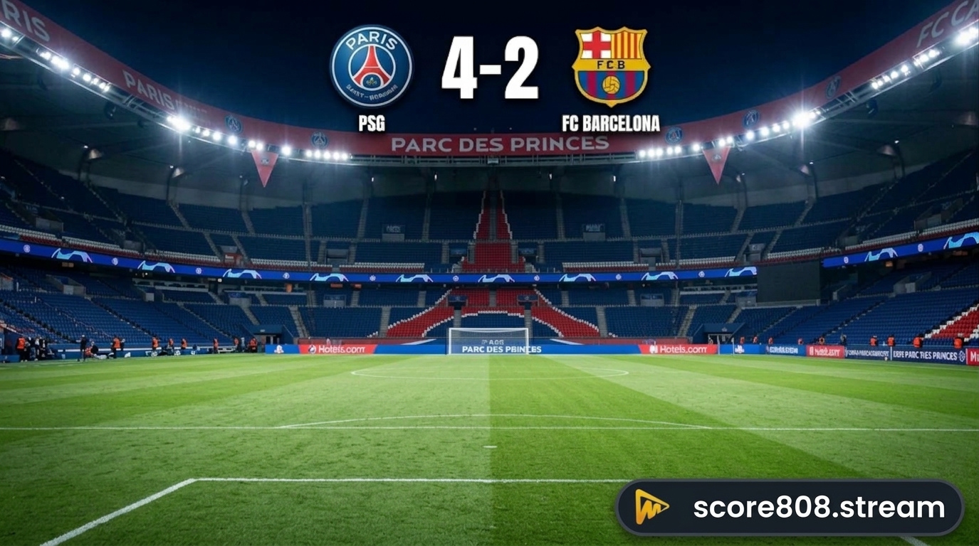 PSG Beat Barcelona 4-2 to End Barça's Perfect Start