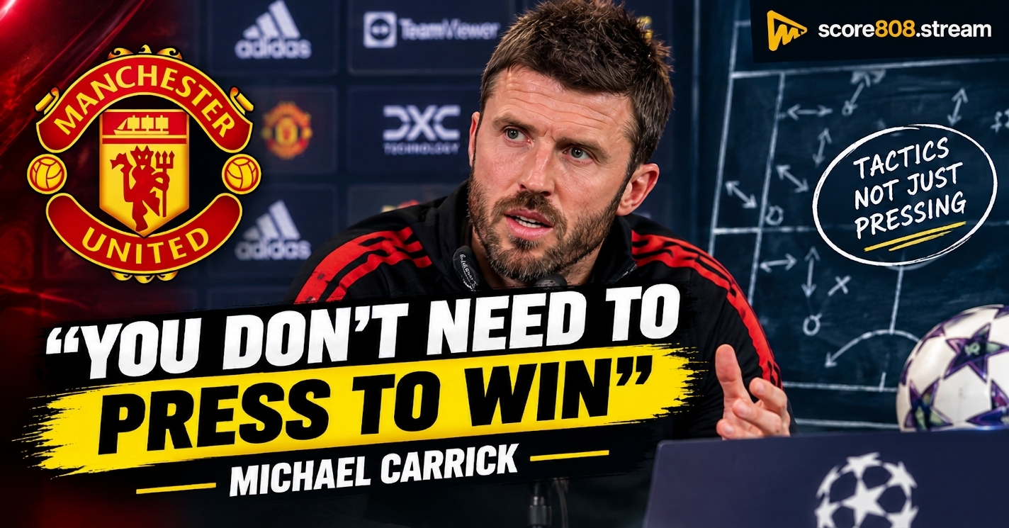Michael Carrick Defends His Pressing Tactics at Man Utd