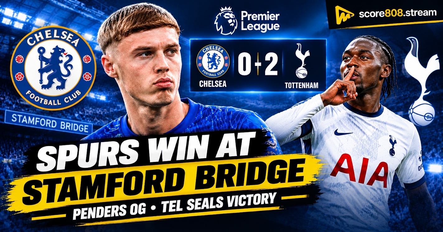 Tottenham Beat Chelsea 2-0 as Mathys Tel Shines