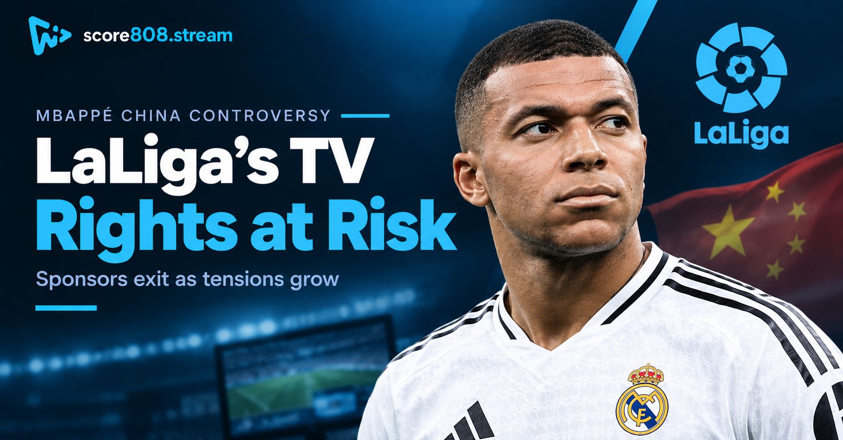 Mbappé China Controversy Puts LaLiga TV Rights at Risk