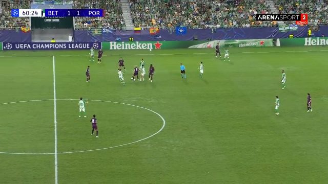 Real Betis 1-2 FC Porto — Samu Aghehowa 61'