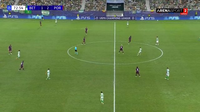 Real Betis 2-2 FC Porto — Cucho Hernandez 74'