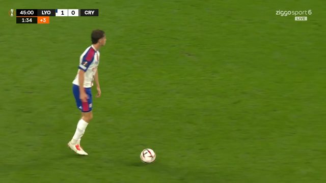 Lyon 2-0 Crystal Palace — Ernest Nuamah 45+2'