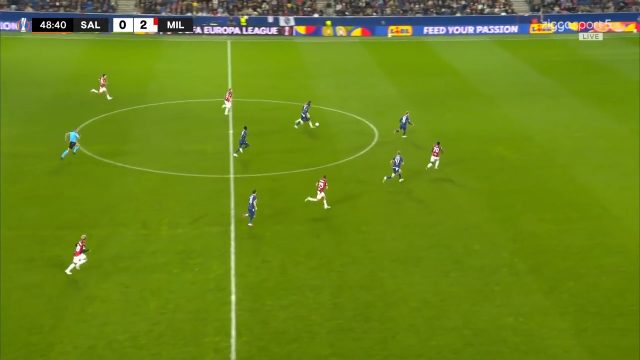 Red Bull Salzburg 0-3 AC Milan — Alphadjo Cisse hattrick 49'