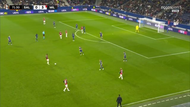 Red Bull Salzburg 0-4 AC Milan — Goncalo Ramos 72'