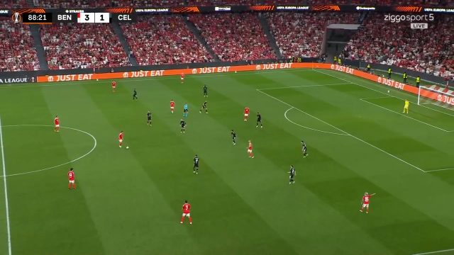 Benfica 4-1 Celtic — Vangelis Pavlidis 89'