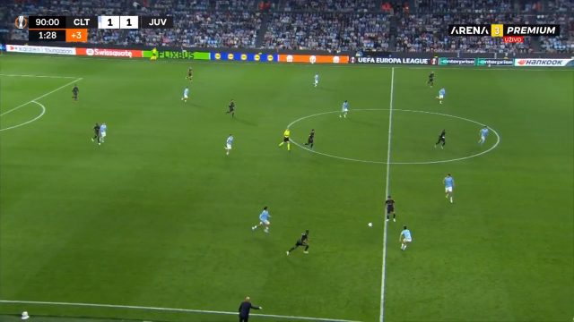Celta Vigo 1-2 Juventus — Kolo Muani 90+2'