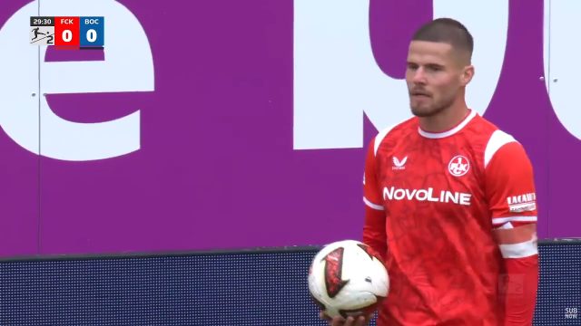 Kaiserslautern 1-0 Bochum — Milos Lukovic 31'