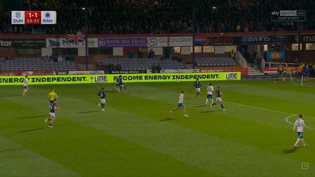 Dundee 1-2 Rangers — Nicolas Raskin 60'