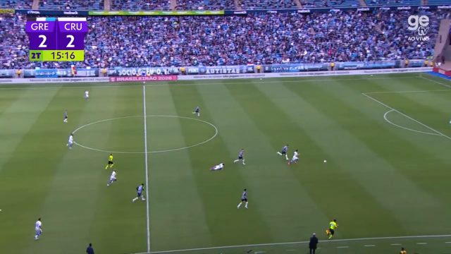 Grêmio 2-3 Cruzeiro — Kaio Jorge 61'