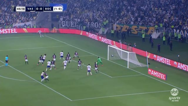 Vasco 0-1 Boca Juniors 1-1 on Agg. — Lautaro Di Lollo 4'