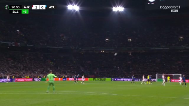 Ajax 2-0 Atalanta — Abdellah Ouazane 90+3'