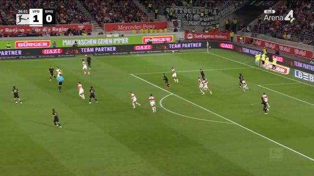 Stuttgart 1-1 Borussia Mönchengladbach — Joe Scally 38'