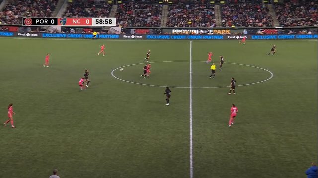 Portland Thorns 1-0 North Carolina Courage — Marie Müller 60'