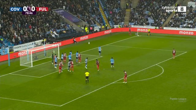 Coventry City 0-1 Fulham — Oscar Bobb 80'