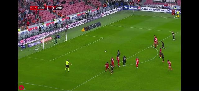 Samsunspor 1-1 Amed — Gift Orban 73'