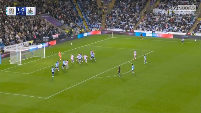 Coventry City 2-0 Newcastle United — Cherif 48'