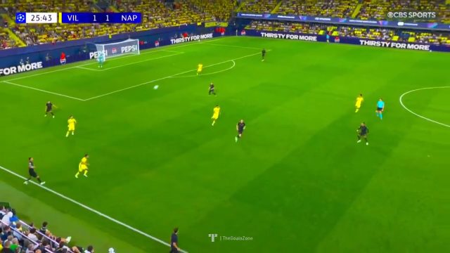 Villarreal 2-1 Napoli — Santiago Mourino 26'