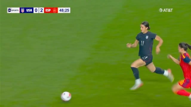 USA 1-2 Spain — Ashley Sanchez 49'