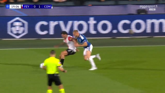 Feyenoord 1-1 Como — Gjivai Zechiël 20'
