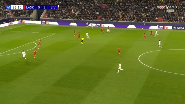 LASK 0-2 Liverpool — Bradley Barcola 24'