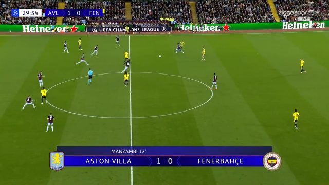 Aston Villa 2-0 Fenerbahçe — Nicolas Jackson 31'